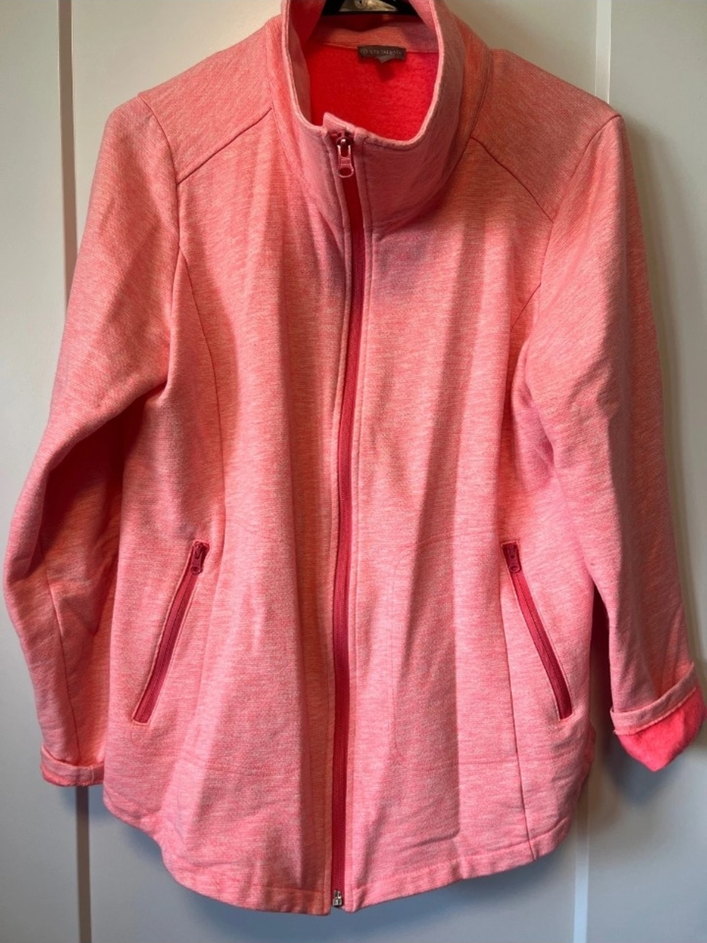 Talbots Pink Full-Zip Puffer Jacket